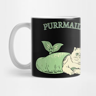 mermaid cat Mug